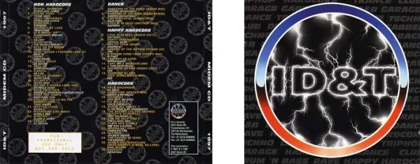 Обложка и оборот промосборника ID&T Midem CD 1997