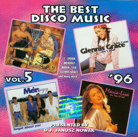 Обложка польского сборника Various - The Best Disco Music Vol. 5 '96, на котором No Secrets стоит первым треком. Из карточки релиза Discogs.
