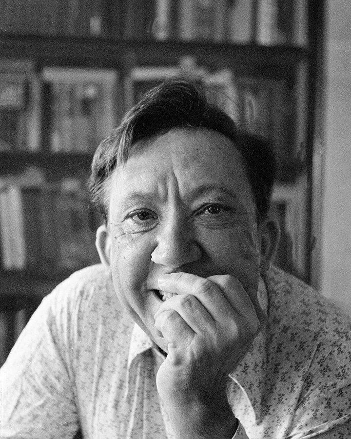 Народный артист СССР Юрий Никулин, фото М. Окушко, 1977. Подпись Главархива Москвы.