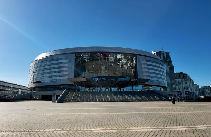 Фасад «Минск-Арены», 12 марта 2024 года