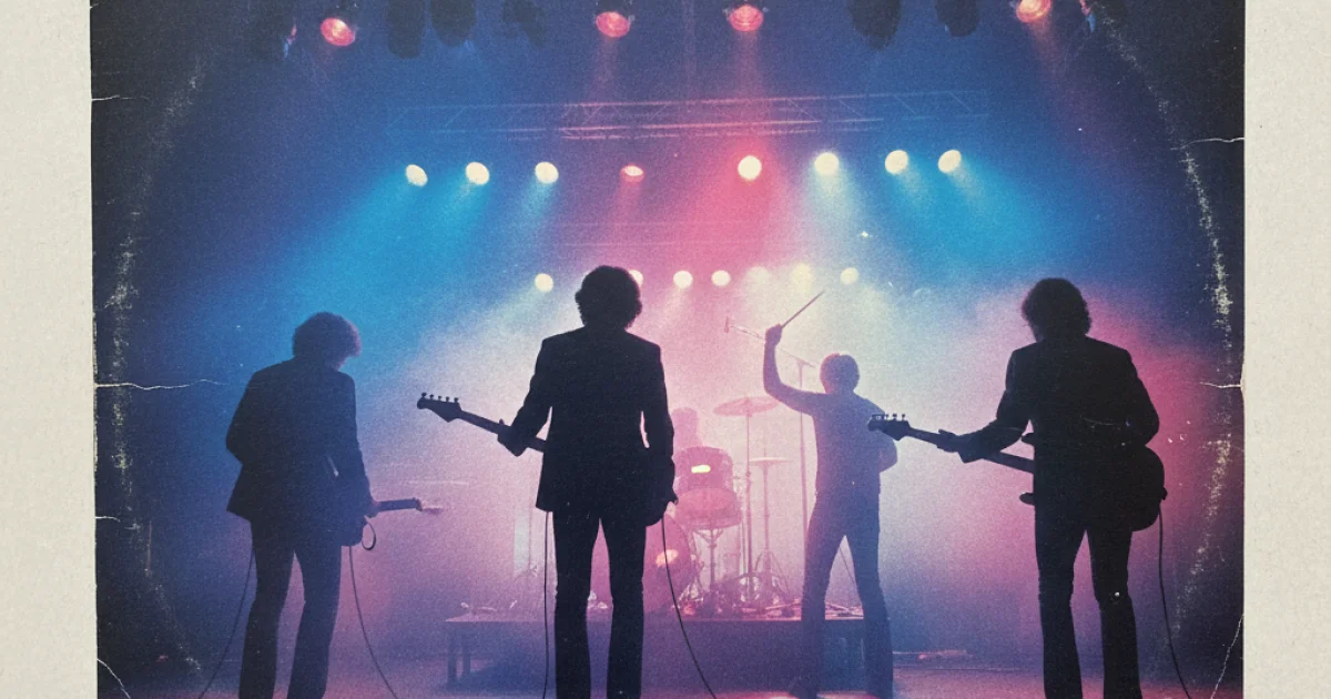 a sleeve of one of the Jock Hattle Band records, typical of the early '80s