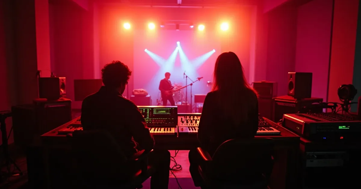 Union Studios Мюнхен, аппаратная с Prophet-5 и LinnDrum