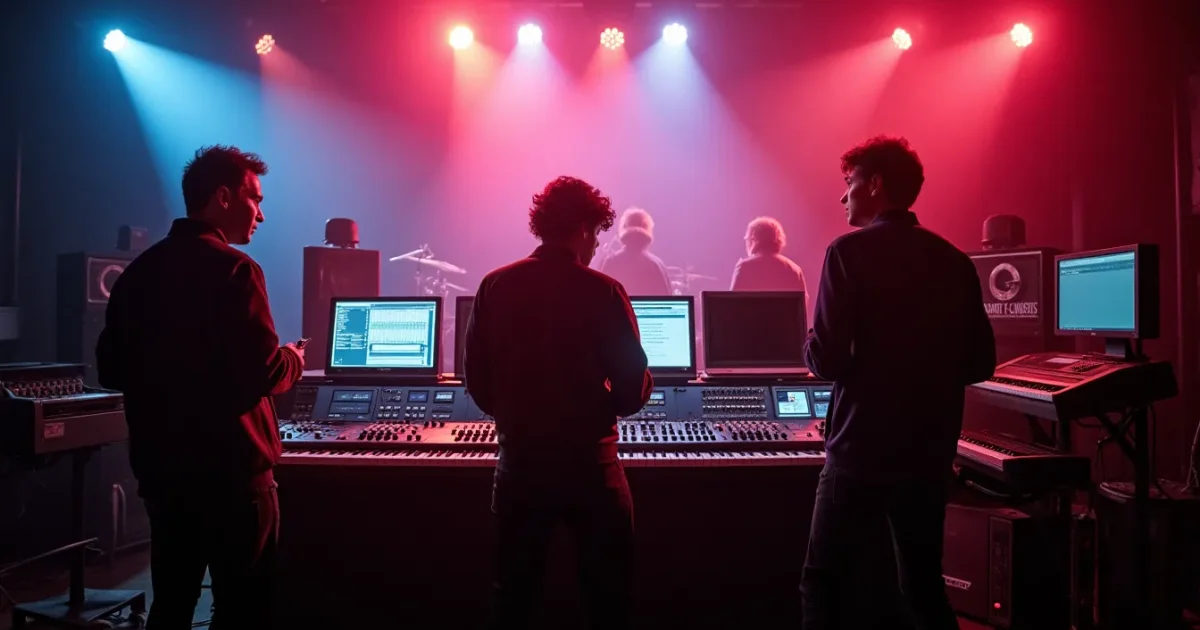 Sarm West Studios Лондон, пульт SSL, Fairlight CMI и Synclavier в стойке