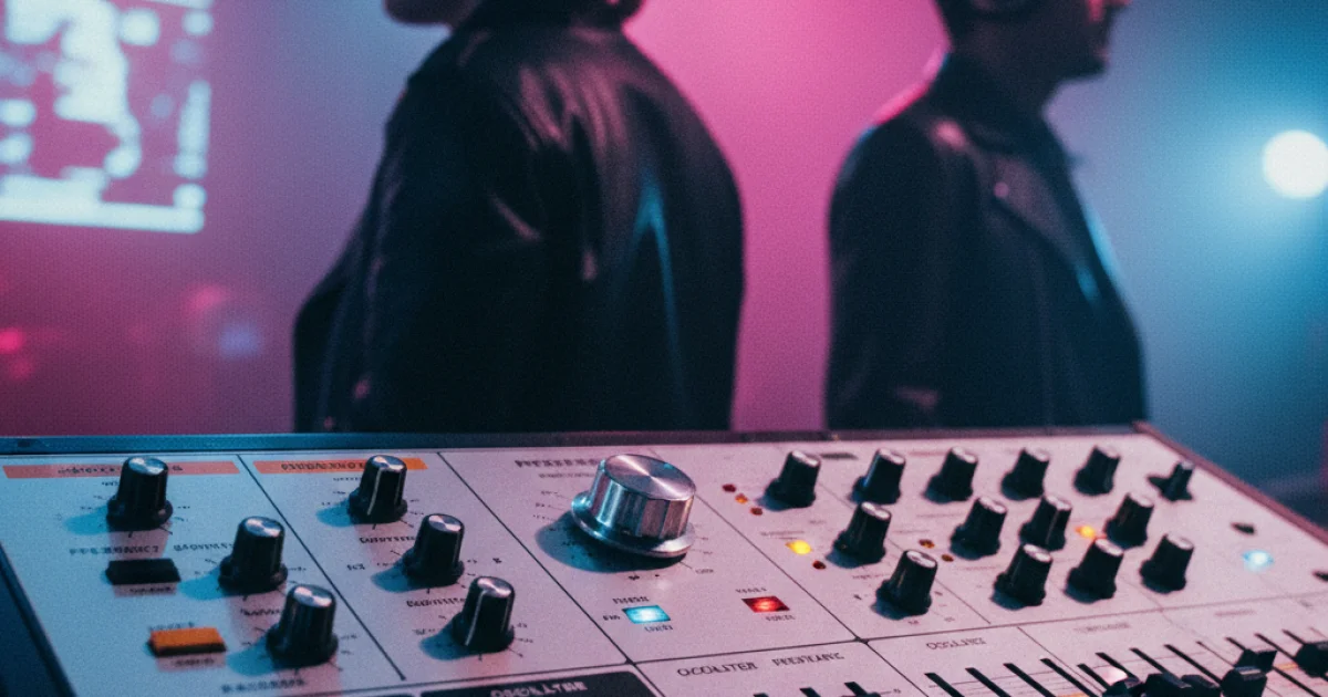close-up of the Prophet-5 filter and oscillators