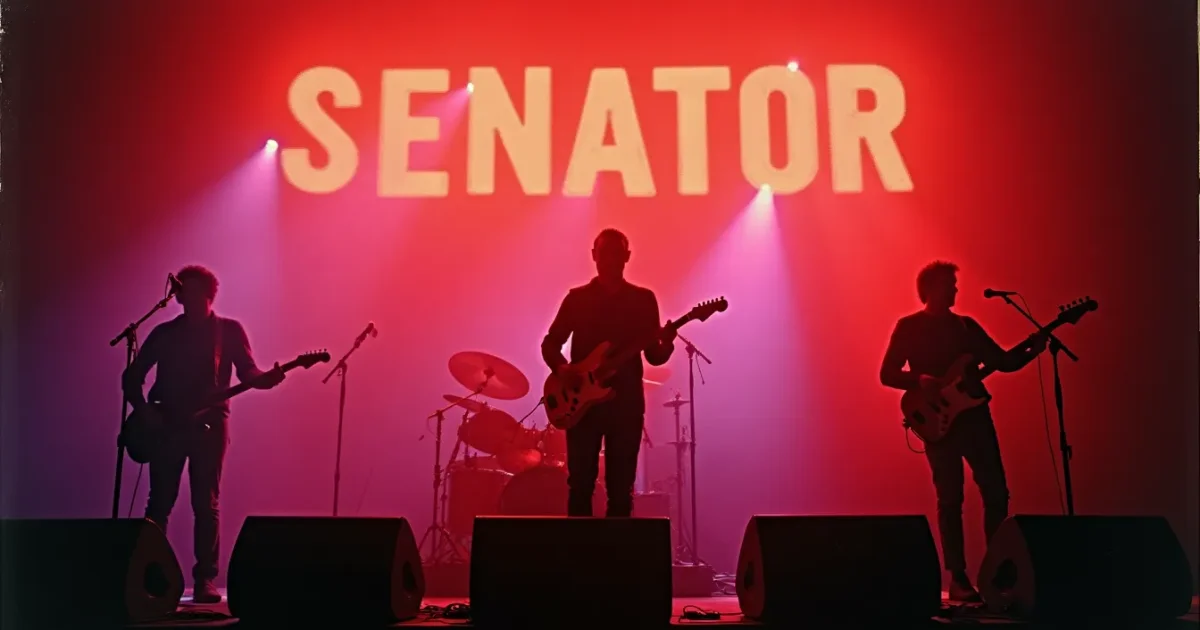 Sleeve of Senator album "Посмотри в глаза" (2003), Russian Europop on Beilix, bright graphic design