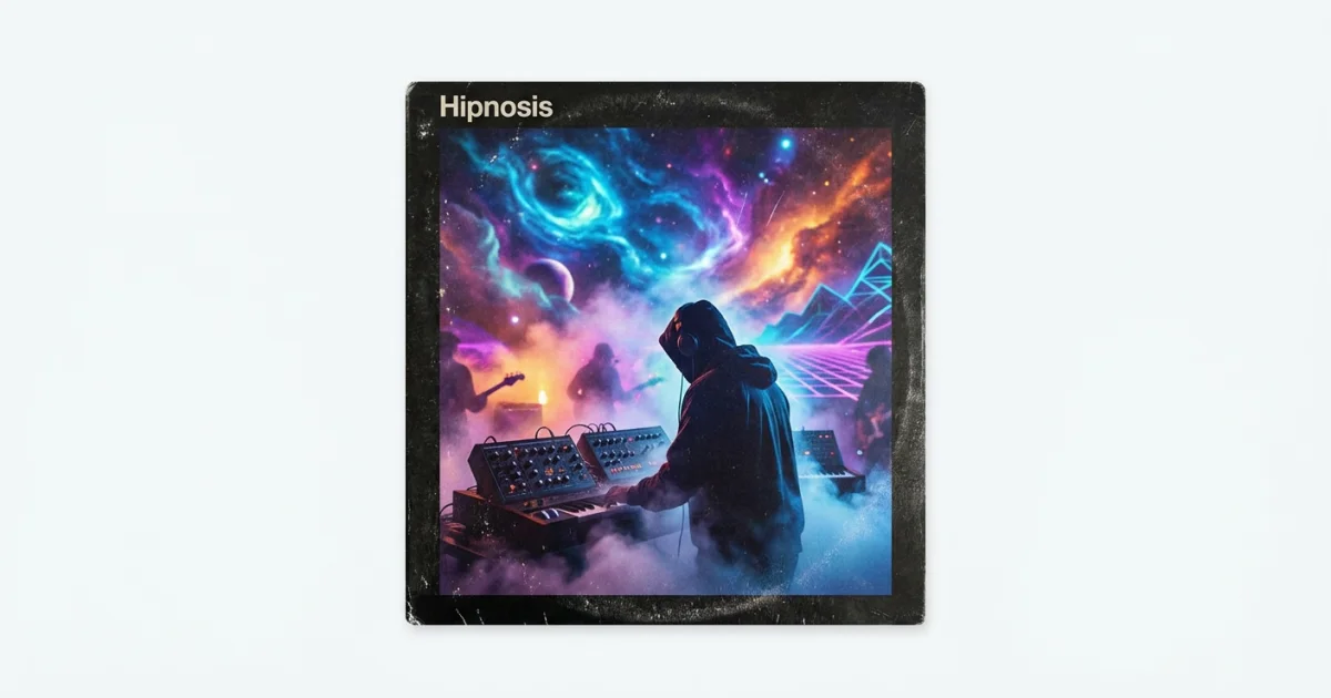 Обложка пластинки Hipnosis с загадочной космической эстетикой начала 80-х и кинематографическим настроением