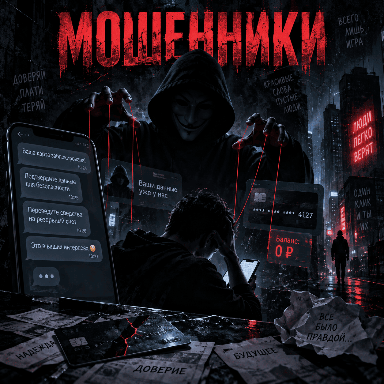 Обложка трека «Мошенники» - Disco Magic & valex77