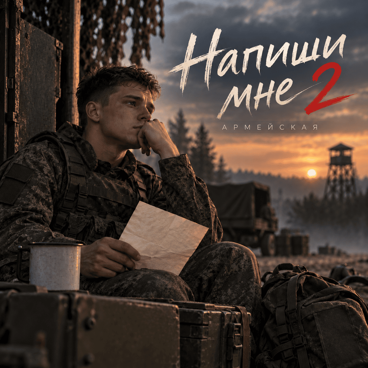 Обложка трека «Напиши мне 2 ( армейская )» - Disco Magic & valex77