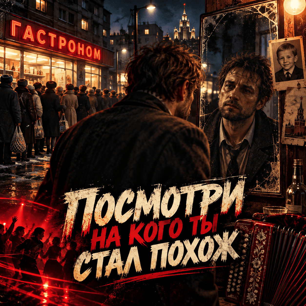 Обложка трека «Посмотри на кого ты стал похож» - Disco Magic & valex77