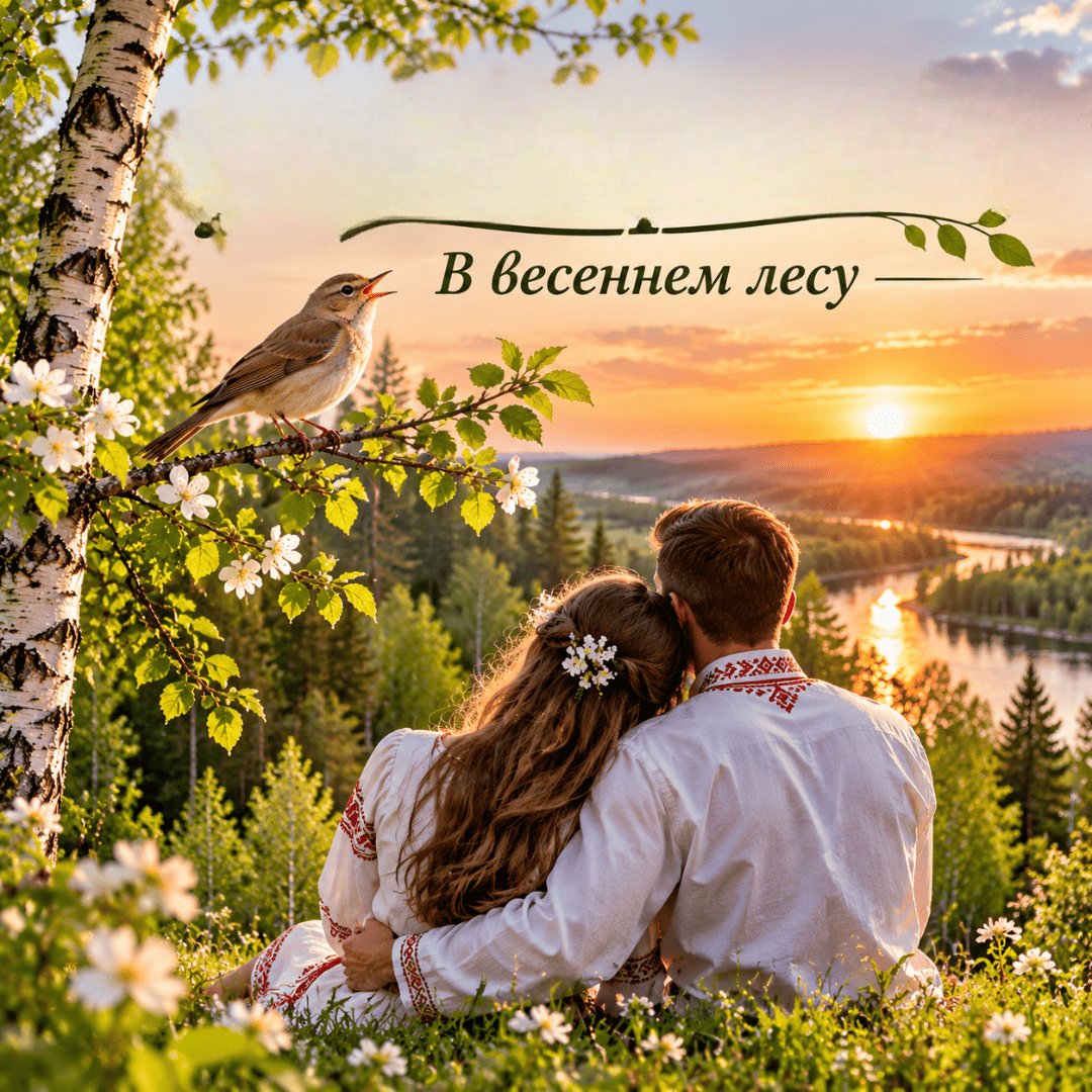 Обложка трека «В весеннем лесу» - Disco Magic & valex77
