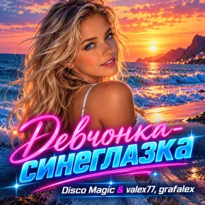 Обложка трека «Девчонка-синеглазка» - Disco Magic & valex77, grafalex